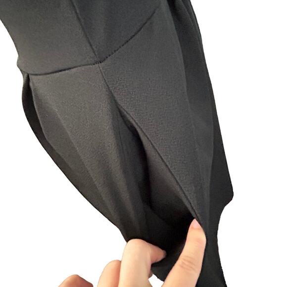 NWT 24seven Black Hi-Low Midi Dress XL V-Neck Sleeveless Party Cocktail Stretch - Picture 7 of 9